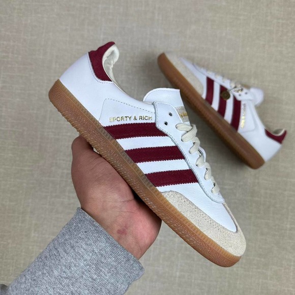Adidas x Sporty & Rich Samba Burgundy main image 8